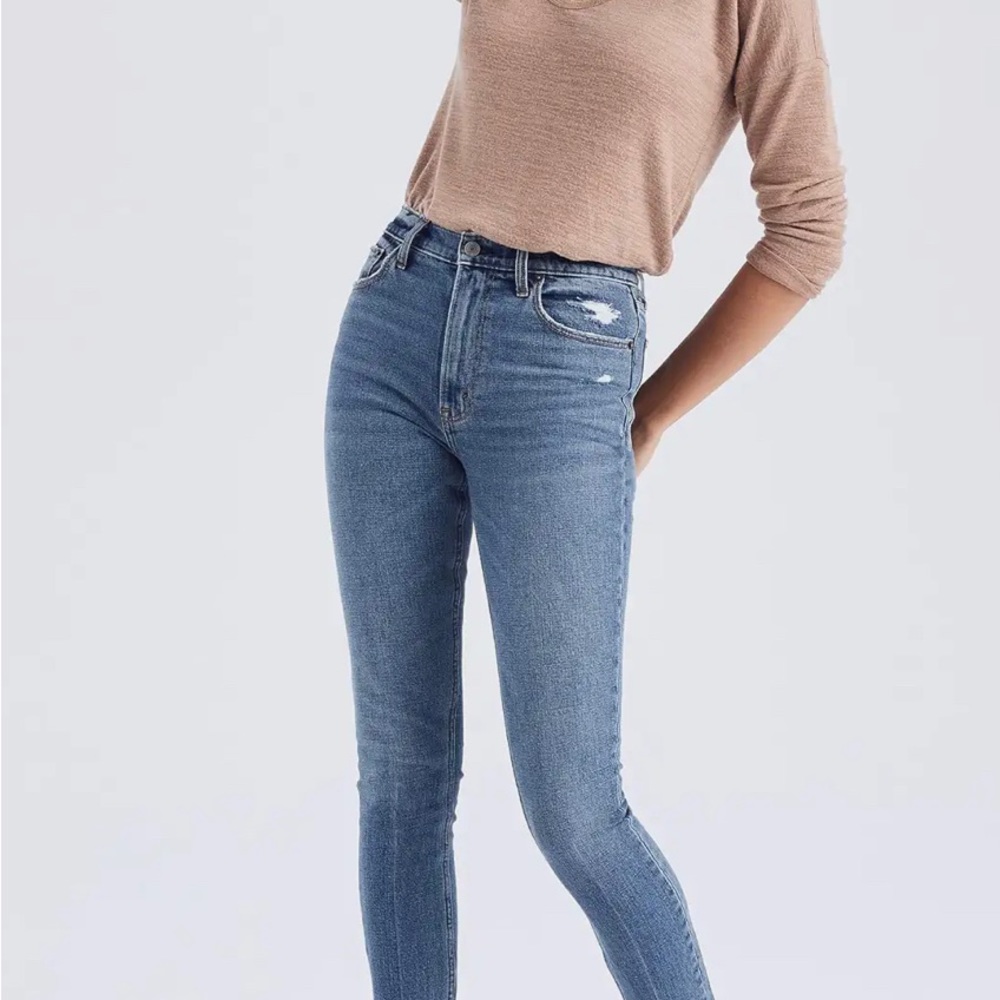 Abercrombie & Fitch Skinny High Rise Denim Size 30